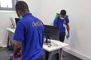 Commercial office cleaning in Ikeja, Gbagada and Magodo Lagos by professional cleaning company Chizykleen